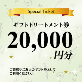 ギフトトリートメント券20,000円分